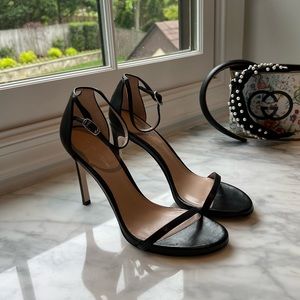 Stuart Weitzman Nudistsong Black Heels